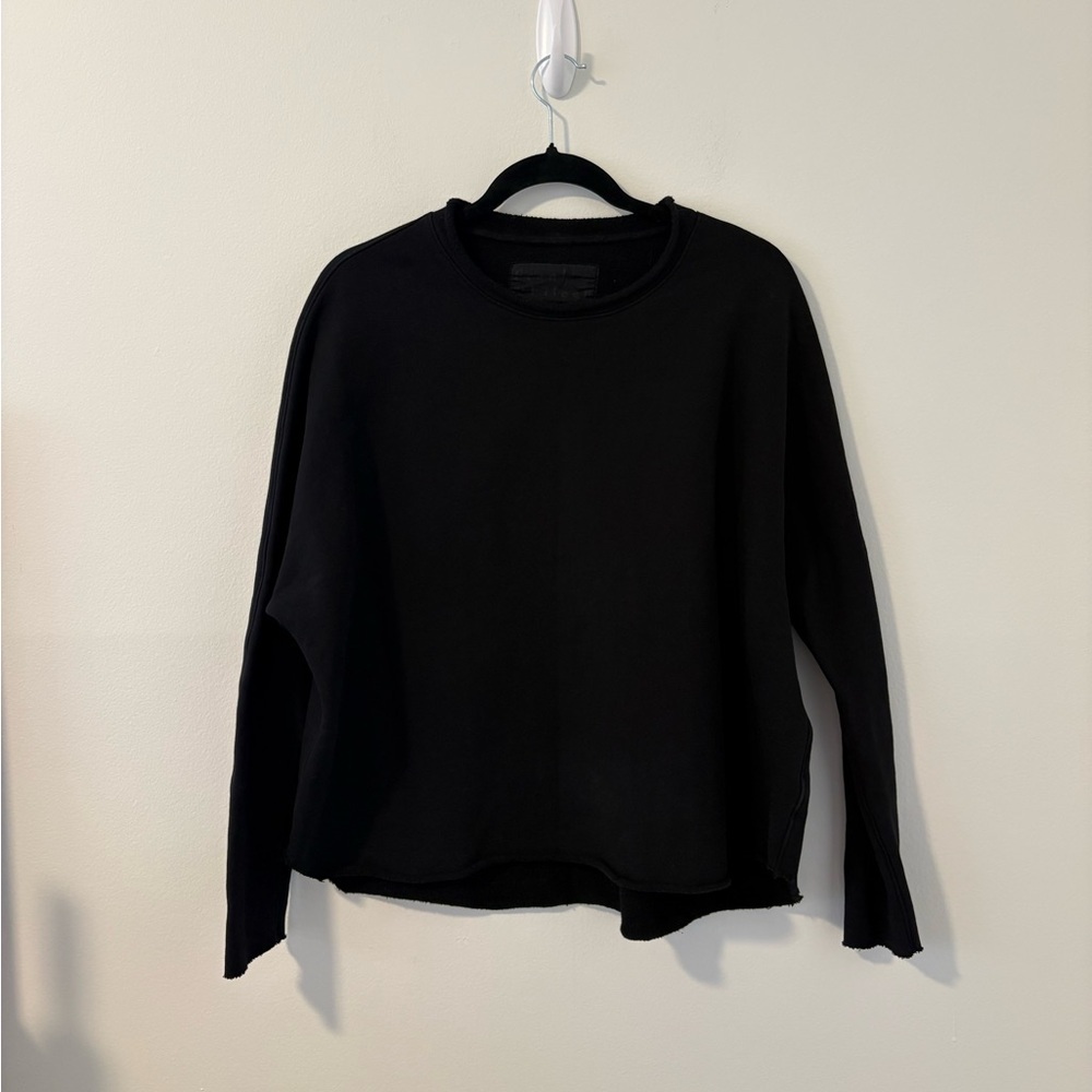 Frank & Eileen Anna Long-sleeve Capelet Small Black - Picture 2 of 5